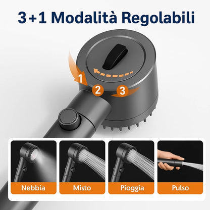 HYDROLUXE™ – Elimina cloro e cal dalla tua doccia.