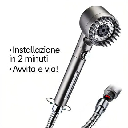 HYDROLUXE™ – Elimina cloro e cal dalla tua doccia.